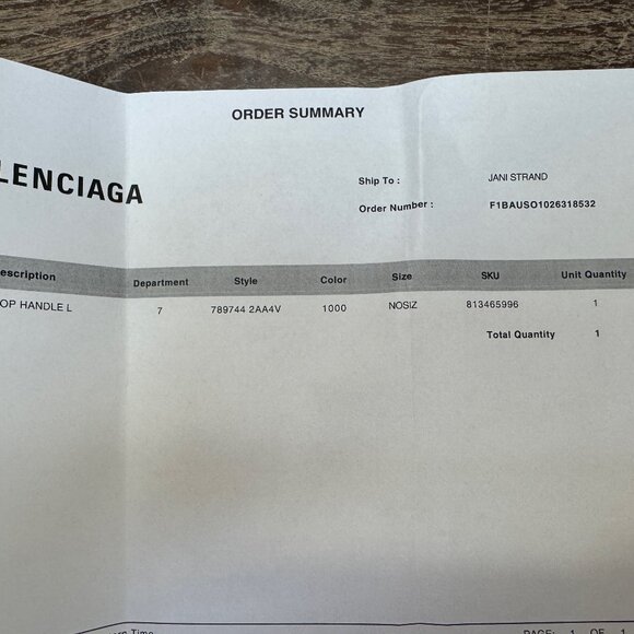 PRISTINE: BALENCIAGA LARGE RODEO BAG - BLACK WITH GOLD HARDWARE - Picture 11 of 13